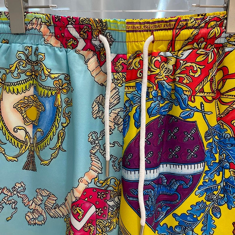 2023 Fashion Trend Youth Casual Digital Printing Beach Pants Shorts - Image 5